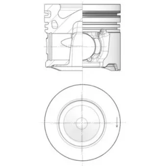 Piston KOLBENSCHMIDT 41253600