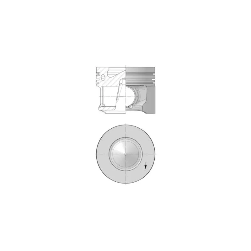 Piston KOLBENSCHMIDT 41264610