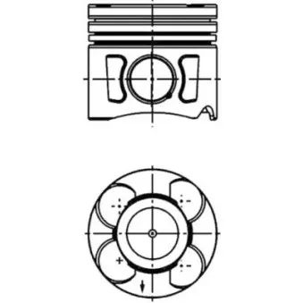 Piston KOLBENSCHMIDT 41288610