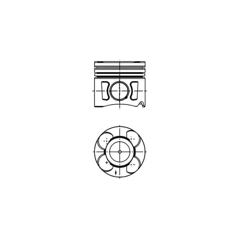 Piston KOLBENSCHMIDT 41288610