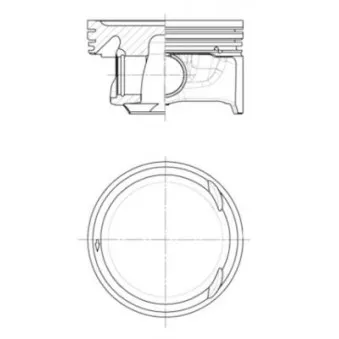 Piston KOLBENSCHMIDT 41487620