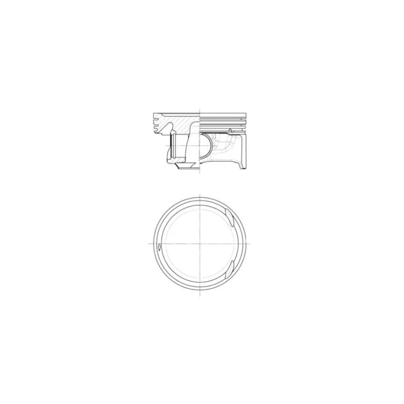 Piston KOLBENSCHMIDT 41487620