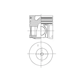 Piston KOLBENSCHMIDT 41500600