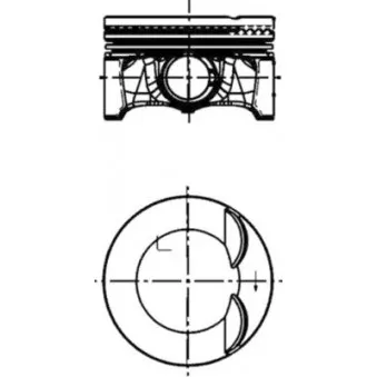 Piston KOLBENSCHMIDT 41501600