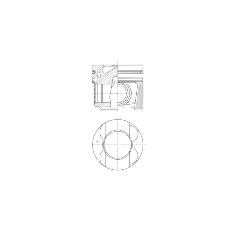 Piston KOLBENSCHMIDT 41641620