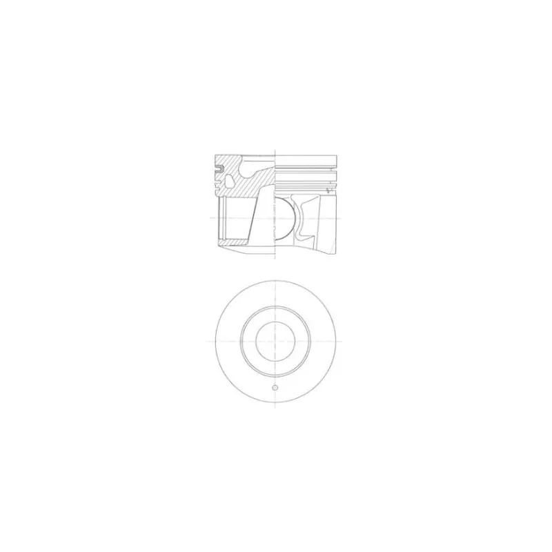 Piston KOLBENSCHMIDT 41643620