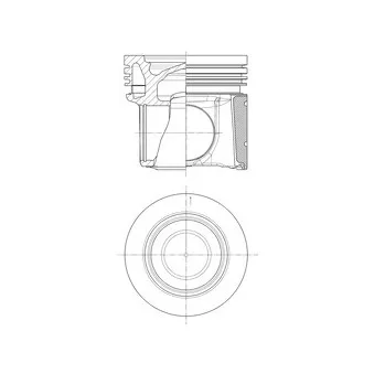 Piston KOLBENSCHMIDT 41677600