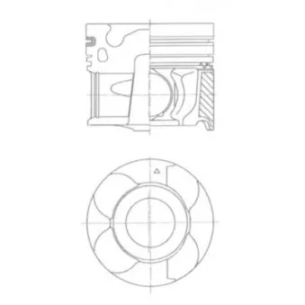 Piston KOLBENSCHMIDT 41710600