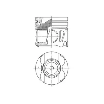 Piston KOLBENSCHMIDT 41711610