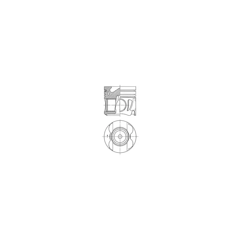 Piston KOLBENSCHMIDT 41711610