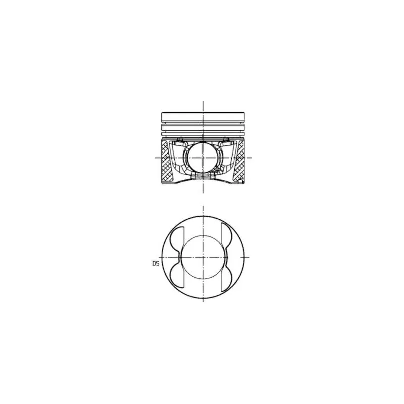 Piston KOLBENSCHMIDT 41713630