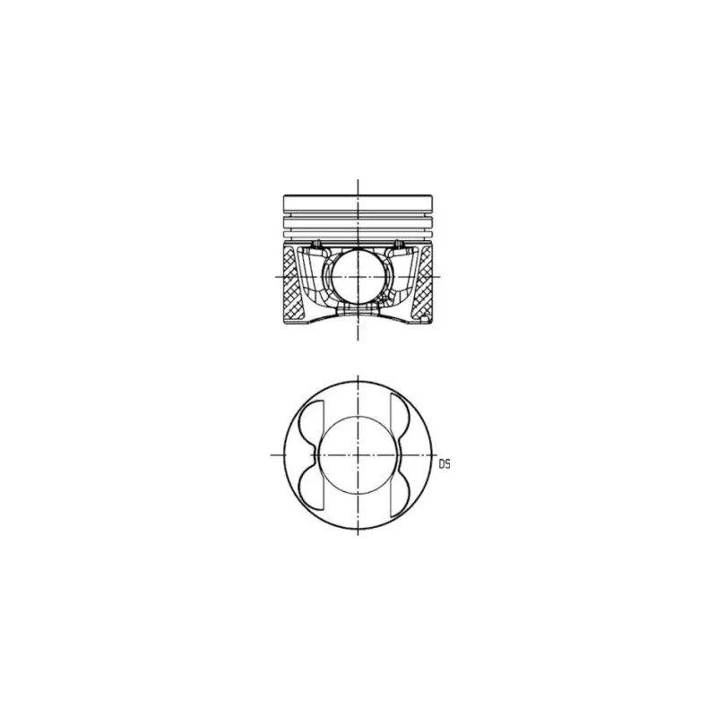 Piston KOLBENSCHMIDT 41714630