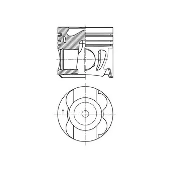 Piston KOLBENSCHMIDT 41716620