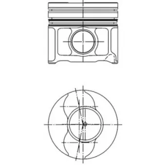 Piston KOLBENSCHMIDT 41795600