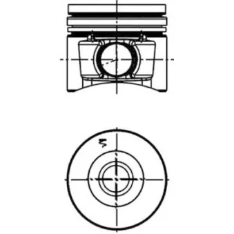 Piston KOLBENSCHMIDT 41801600