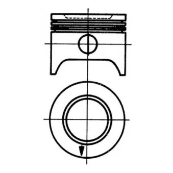 Piston KOLBENSCHMIDT 92803601