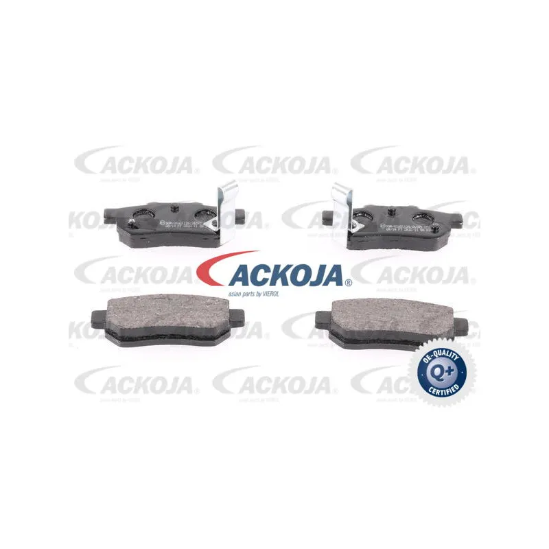 Jeu de 4 plaquettes de frein arrière ACKOJA A26-0024