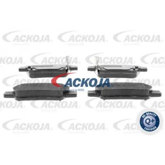 Jeu de 4 plaquettes de frein arrière ACKOJA A26-0093