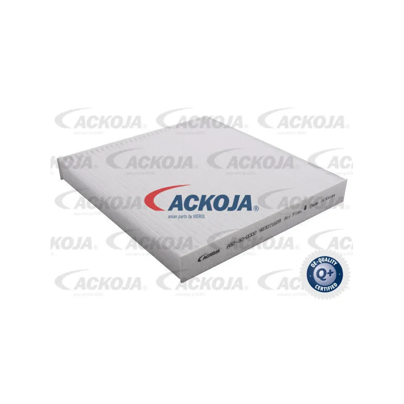 Filtre, air de l'habitacle ACKOJA A32-30-0002