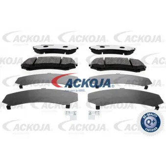Jeu de 4 plaquettes de frein avant ACKOJA A37-0012