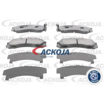 Jeu de 4 plaquettes de frein avant ACKOJA A37-0023
