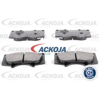 Jeu de 4 plaquettes de frein avant ACKOJA A37-0104