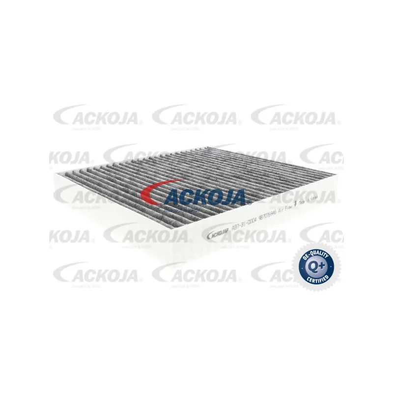 Filtre, air de l'habitacle ACKOJA A37-31-0004