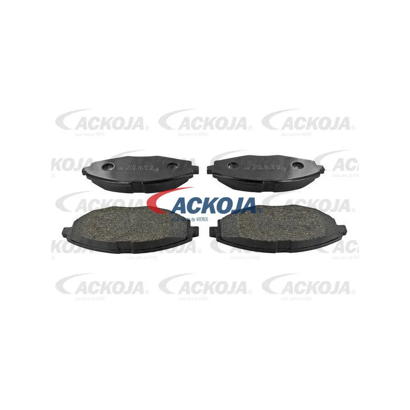 Jeu de 4 plaquettes de frein avant ACKOJA A51-2100