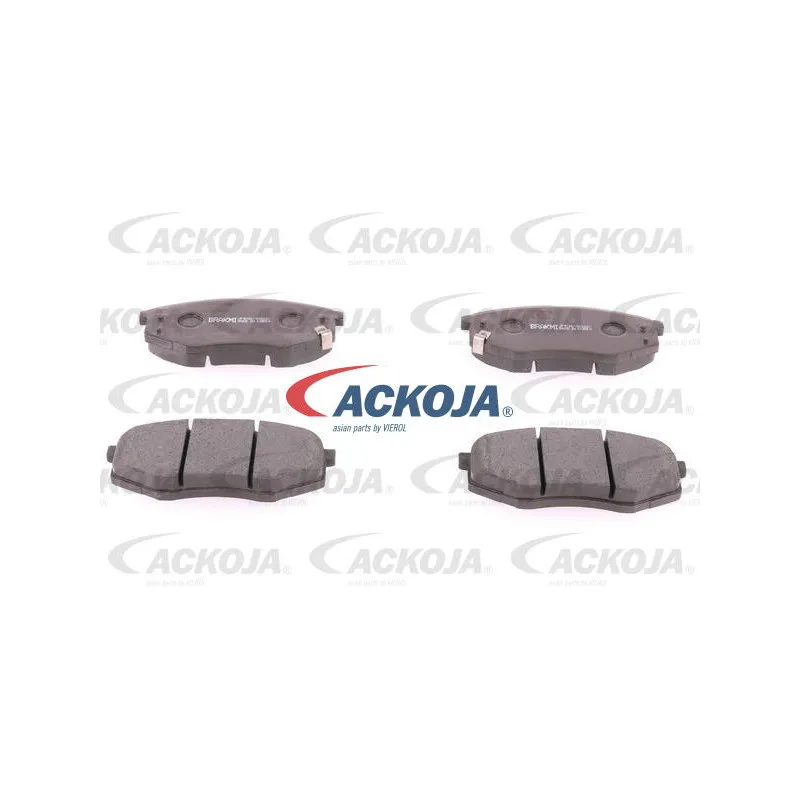 Jeu de 4 plaquettes de frein arrière ACKOJA A52-2118