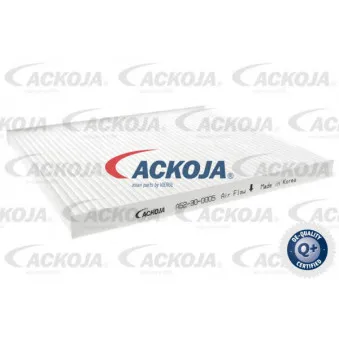 Filtre, air de l'habitacle ACKOJA A52-30-0005