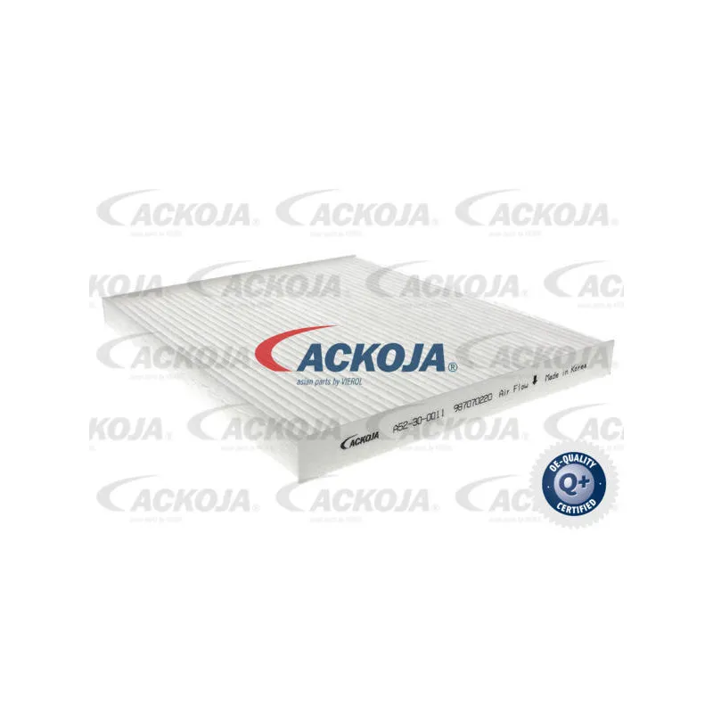 Filtre, air de l'habitacle ACKOJA A52-30-0011