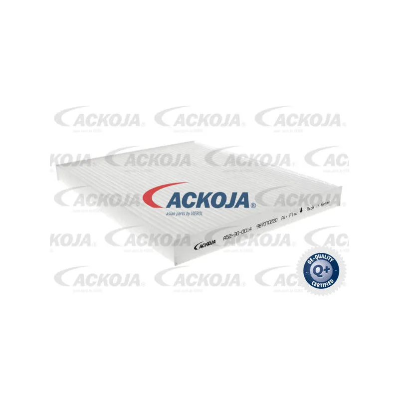 Filtre, air de l'habitacle ACKOJA A52-30-0014