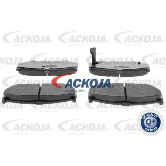 Jeu de 4 plaquettes de frein avant ACKOJA A64-0014