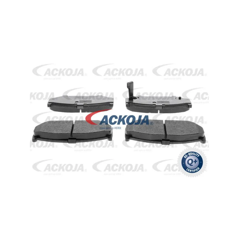 Jeu de 4 plaquettes de frein avant ACKOJA A64-0014