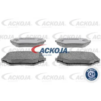 Jeu de 4 plaquettes de frein avant ACKOJA A64-0018