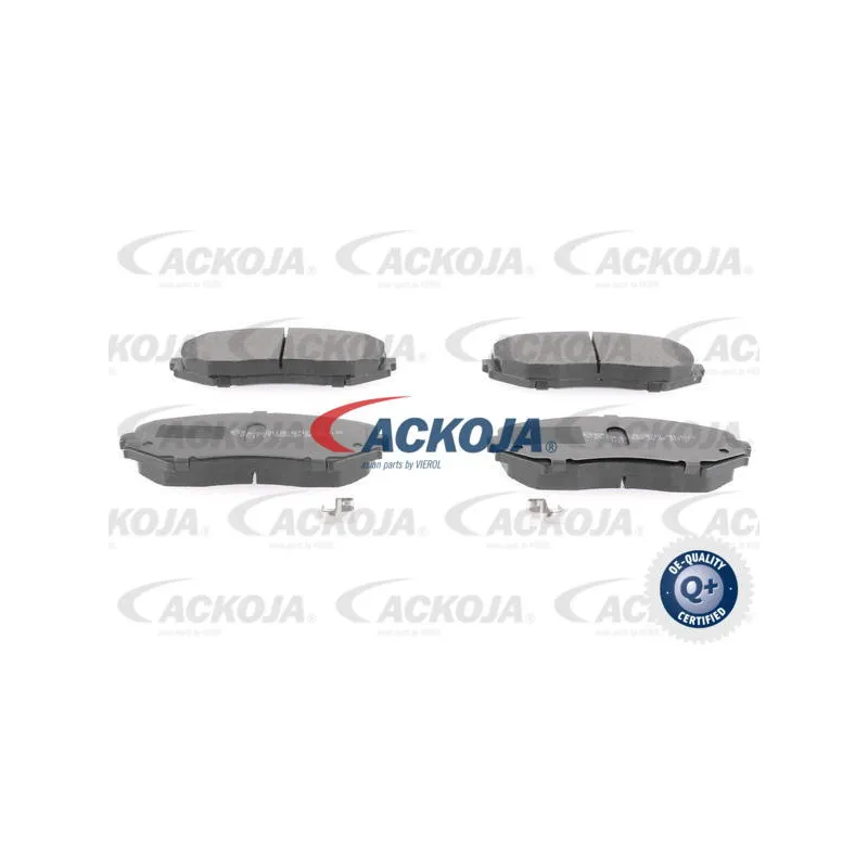 Jeu de 4 plaquettes de frein avant ACKOJA A64-0335