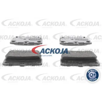 Jeu de 4 plaquettes de frein arrière ACKOJA A70-0026