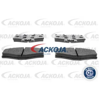 Jeu de 4 plaquettes de frein avant ACKOJA A70-0027