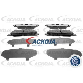 Jeu de 4 plaquettes de frein avant ACKOJA A70-0029