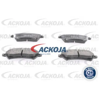 Jeu de 4 plaquettes de frein avant ACKOJA A70-0032