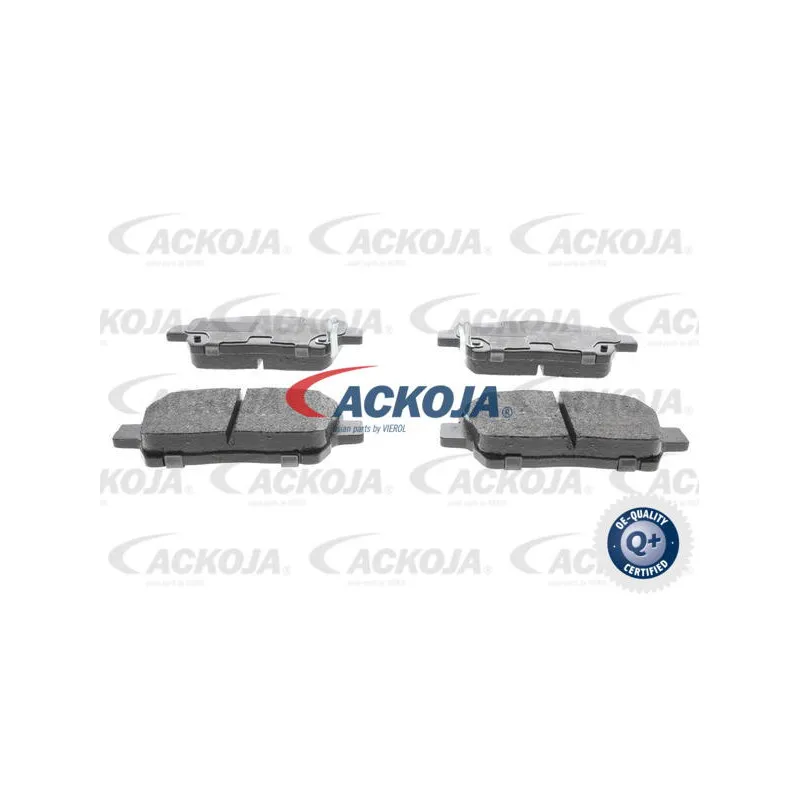 Jeu de 4 plaquettes de frein avant ACKOJA A70-0033