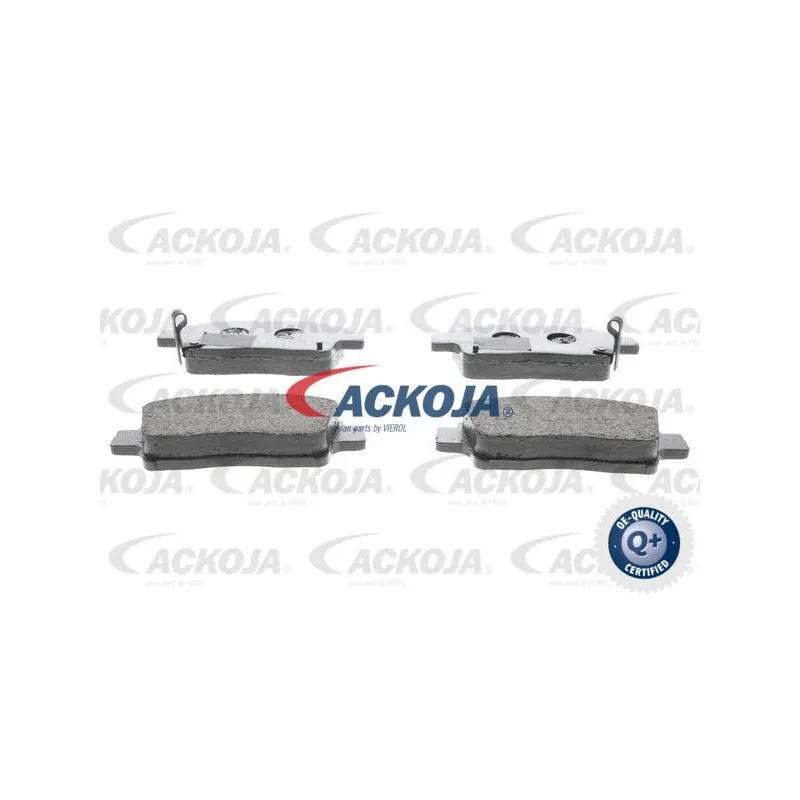 Jeu de 4 plaquettes de frein avant ACKOJA A70-0040