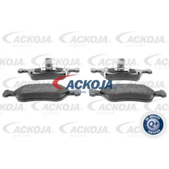 Jeu de 4 plaquettes de frein avant ACKOJA A70-0049