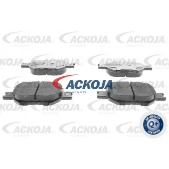 Jeu de 4 plaquettes de frein avant ACKOJA A70-0053