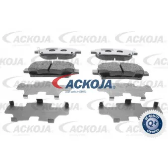 Jeu de 4 plaquettes de frein avant ACKOJA A70-0086