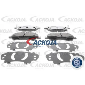 Jeu de 4 plaquettes de frein avant ACKOJA A70-0087