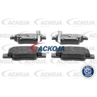 Jeu de 4 plaquettes de frein arrière ACKOJA A70-0089