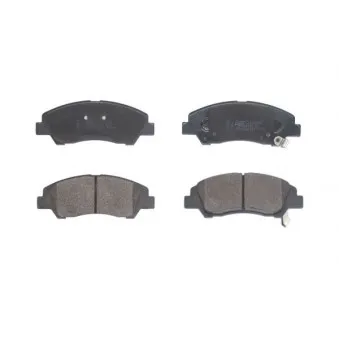 Jeu de 4 plaquettes de frein avant ABE C10532ABE