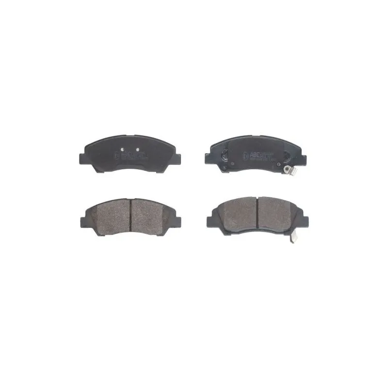 Jeu de 4 plaquettes de frein avant ABE C10532ABE