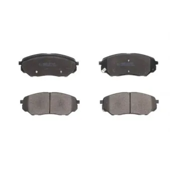 Jeu de 4 plaquettes de frein avant ABE C10533ABE